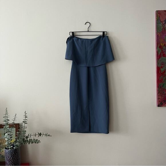 Likely Driggs Blue Strapless Dress - Picture 4 of 7